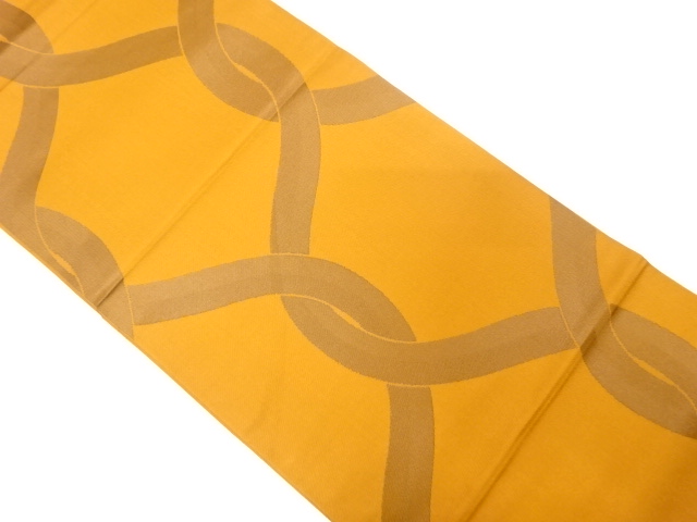 網目模様織り出し袋帯